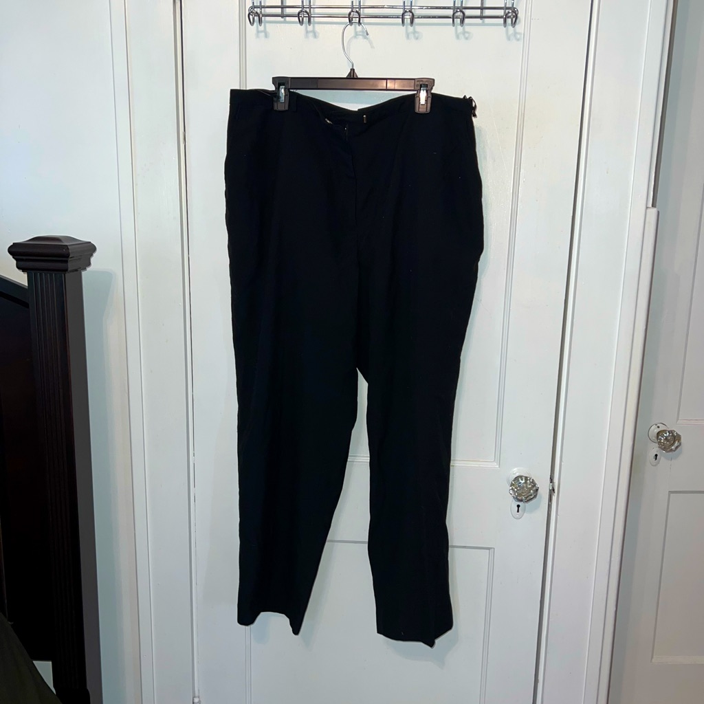 Venezia Jeans Brand Black Dress Pants Size 22